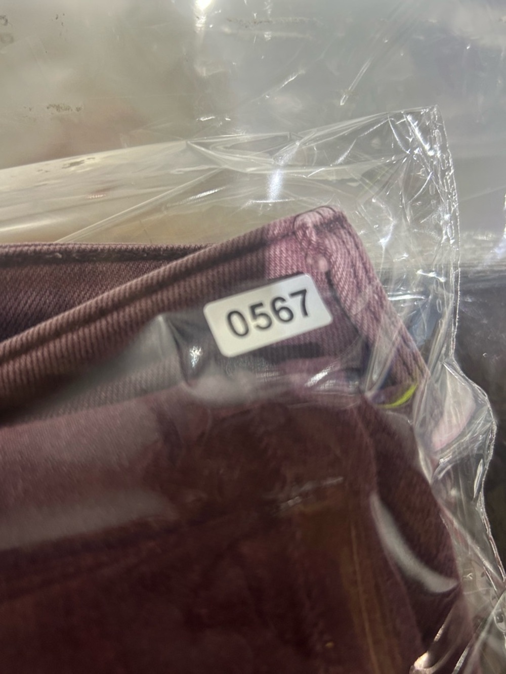 Abercrombie & Fitch Harper Super Skinny Plum / Burgundy Jeans (Women’s Size 6) - Picture 12 of 12